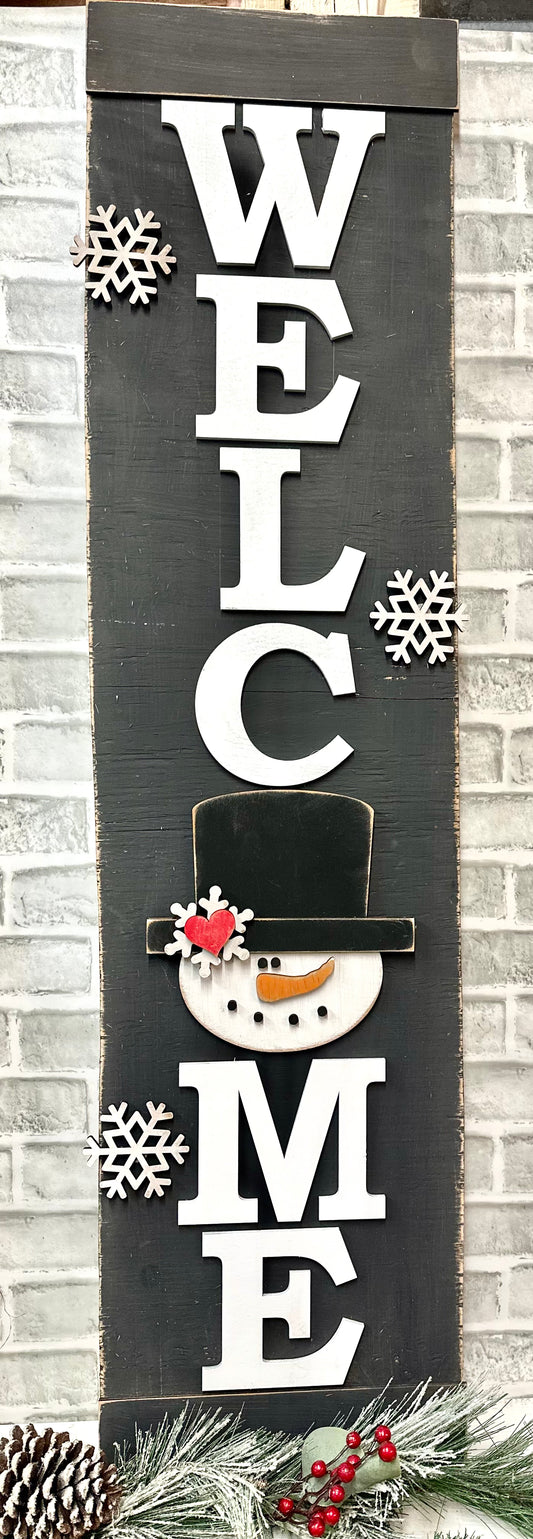 Velcro pieces for welcome sign SNOWMAN