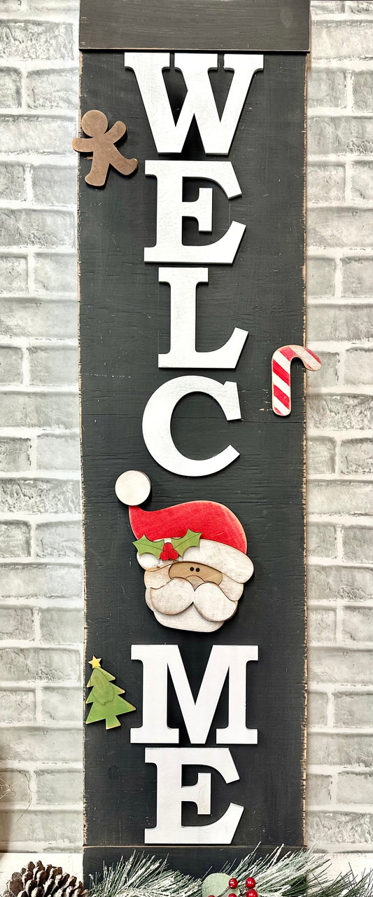 Velcro pieces for welcome sign SANTA