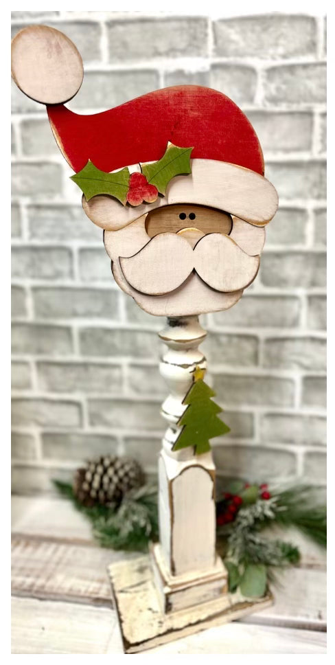 TOPPER FOR CHUNKY SPINDLE- SANTA