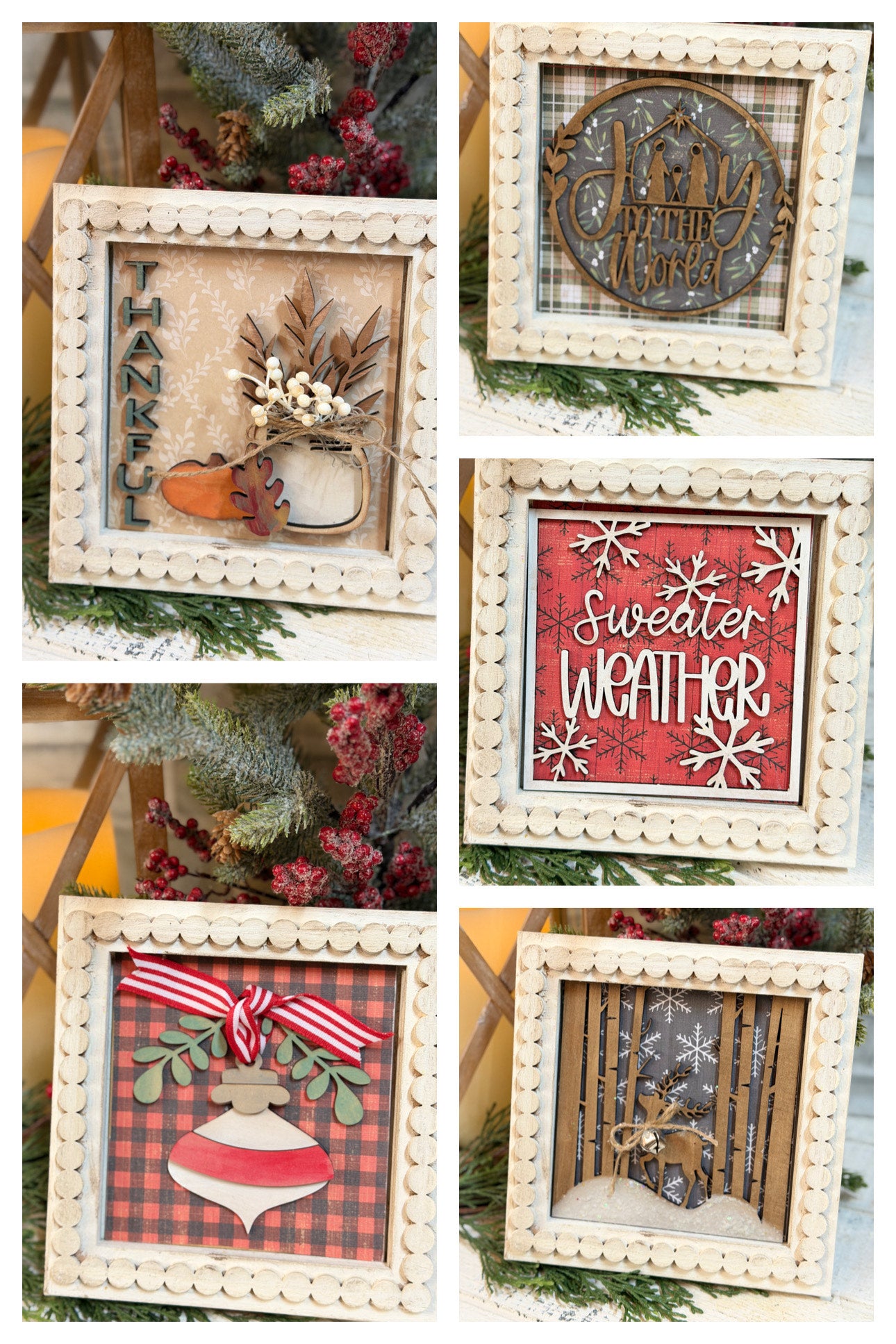 SMALL SIZE 8X8 FRAME WITH-  1 DROP IN