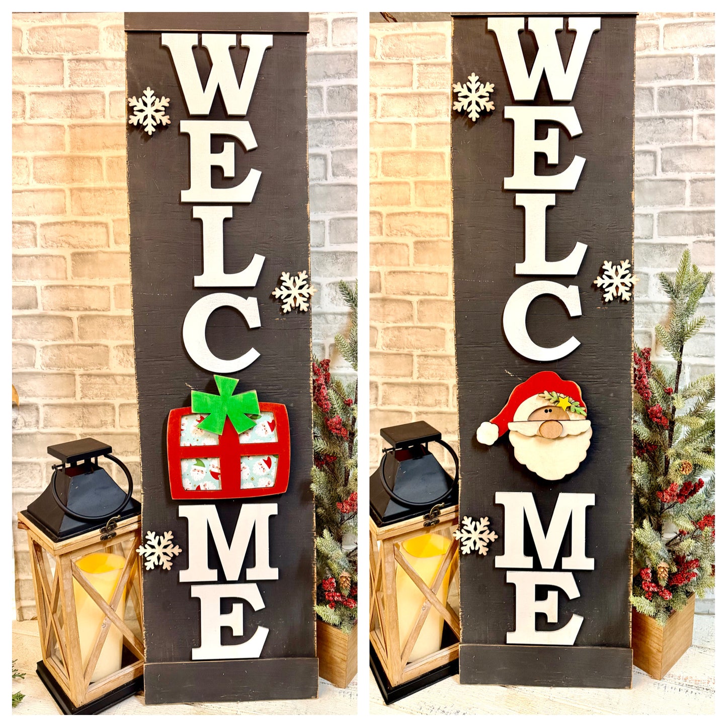 Velcro pieces for welcome sign