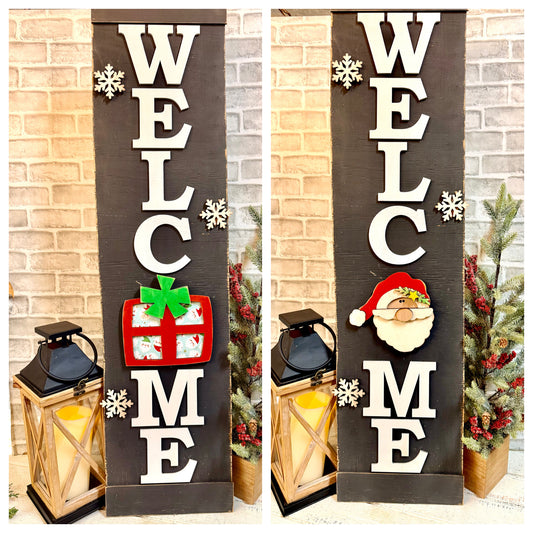 Velcro pieces for welcome sign